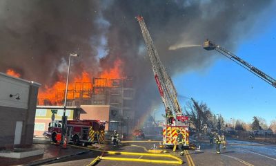 Colorado Apartment Complex Under Construction Engulfed in Massive Blaze, Destroyed by Fire
