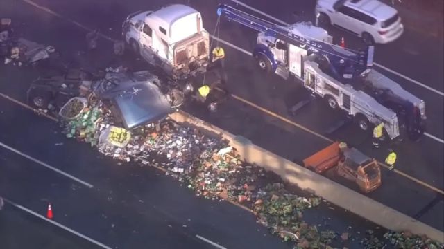 New Jersey Highway Crash Involving 13 Cars Results in Injuries, Fuel Leak from Tractor Trailer